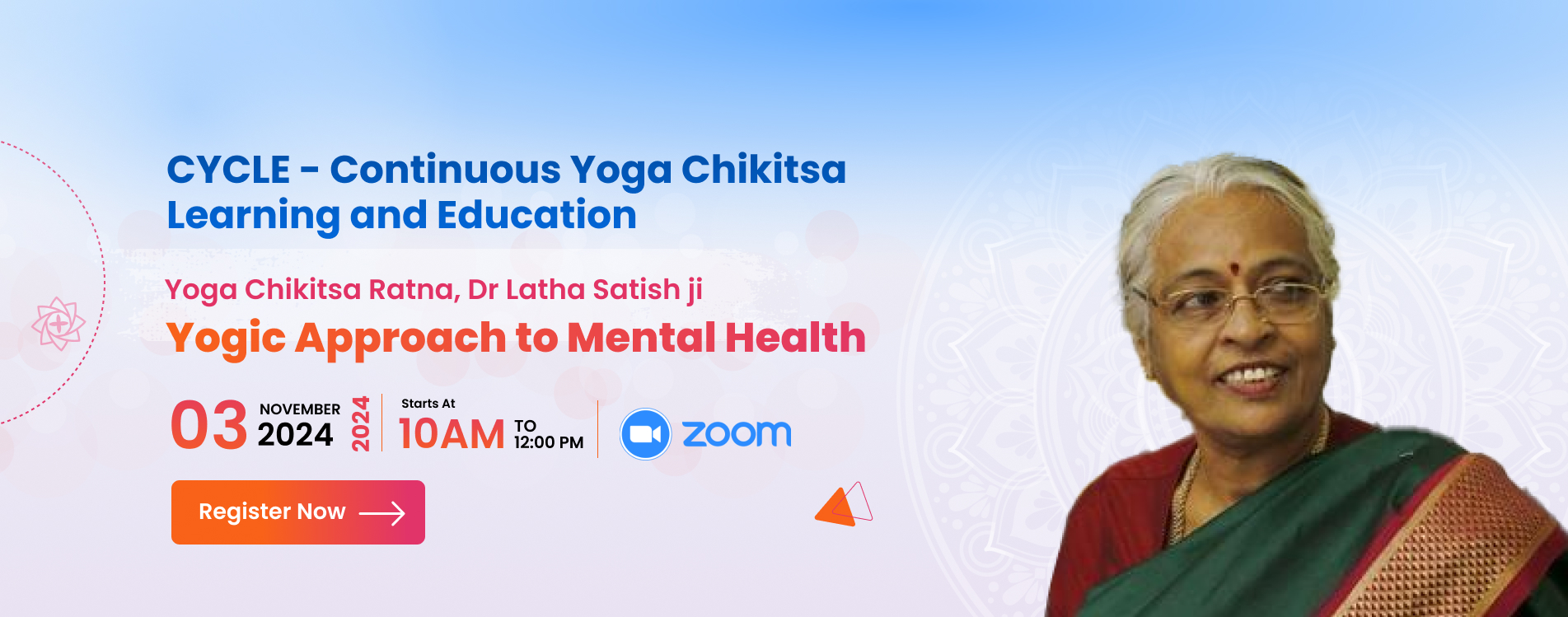 Yoga Chikitsa Ratna, Dr Latha Satish ji